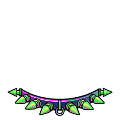 Neon Spike Choker