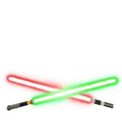 Lightsabers (Green and Red)