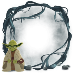 Yoda on Dagobah
