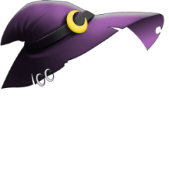 Plum Witch Hat